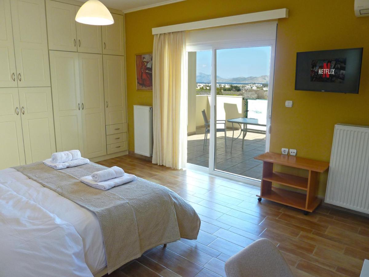 Panoramic Sea View Villa 4 Min To Beach Tigaki Exterior foto